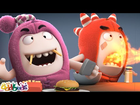 Lunch | Oddbods - Food Adventures | Cartoons for Kids