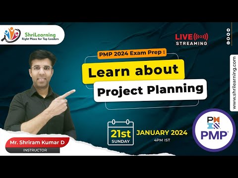 ShriLearning PMP &amp; Agile Weekly: Discussion Session &quot;Learn about Project Planning&quot; | 21st Jan'24