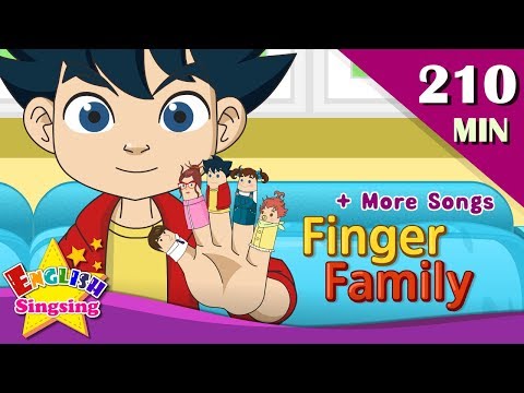 Finger Family + More FUN BODY Songs | Top 50 Nursery Rhymes with lyrics | English kids video