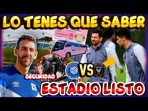 ULTIMOS DETALLES 💗🐐 de la VISITA de MESSI a EL SALVADOR 💥🤩 SELECTA VS INTER MIAMI ❤⚽ 19 enero 💙🤍