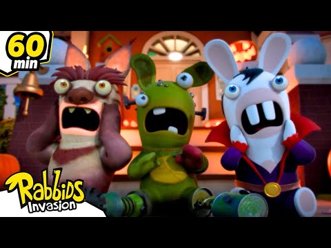 Happy BWHAAALLOWEEN! 🎃 | RABBIDS INVASION | 1H New compilation | Cartoon for Kids