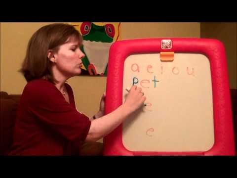 How to teach a child to read: Three letter words