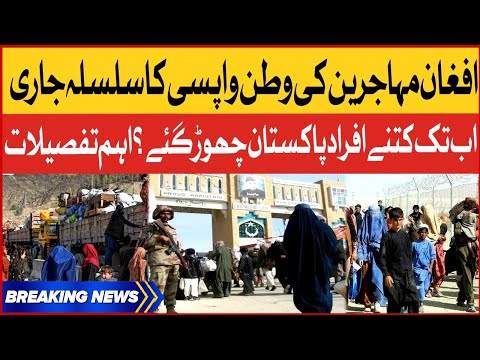 Afghan Refugees Leaving Pakistan Matter | How Many Person Left? | Breaking News