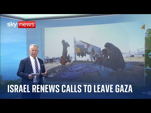 Israel-Hamas War: Israel renews calls for people to leave Southern Gaza