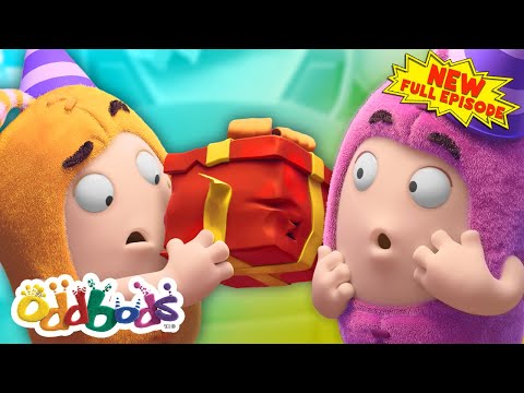 Oddbods | Newt's Birthday Gift Hunt | New FULL EPISODE | Funny Cartoon