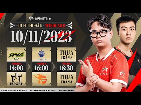 ONE vs TDT l BRU vs FL l TDT vs FL - V&amp;Ograve;NG TUYỂN CHỌN AIC 2023 | NG&amp;Agrave;Y 2 (10/11)