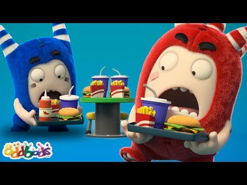 Oddbods Food CLASH! 🍔 | Oddbods NEW Episode Compilation | Comedy for Kids