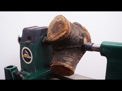 Woodturning a Cherry Log