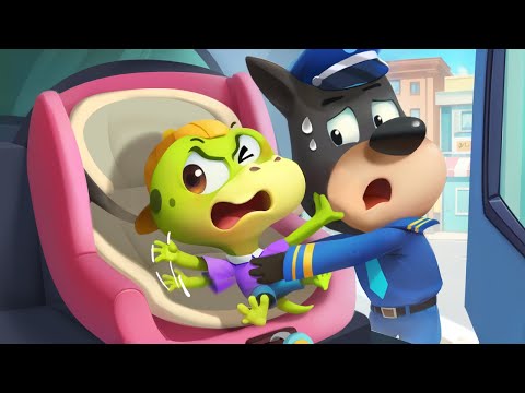 Always Use A Car Seat | Safety Tips | Cartoons for Kids | Sheriff Labrador Police Cartoon