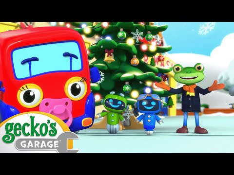 Gecko's Christmas Rescue | Baby Truck | Gecko's Garage | Kids Songs