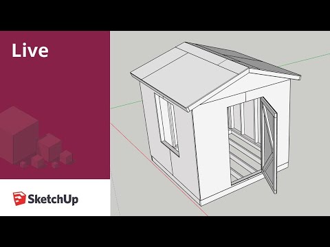 Live Modeling a Garden Shed