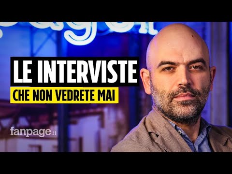 Roberto Saviano racconta il suo programma cancellato dalla Rai: &quot;Ecco cosa non vi faranno vedere&quot;