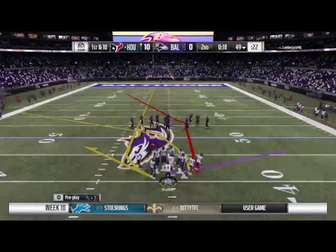 Madden 19 playaz yr3 wk10 texans vs ravens