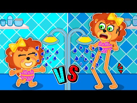 LeonCito | Piernas Largas vs Piernas Cortas | Dibujos animados | Video Para Ni&ntilde;os