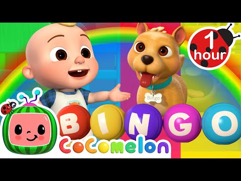 Bingo's Rainbow Color Toys Song! (Bingo Was His Name-O) | CoComelon Nursery Rhymes &amp; Kids Songs