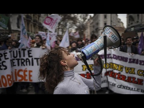 Franzosen protestieren gegen Macrons Rentenreform