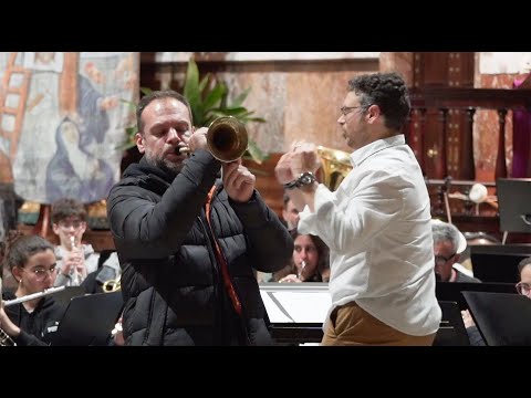 Dani de Baza y Filarm&oacute;nica Porrerenca | Ensayo (Porreres - Mallorca)