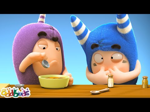 A Cheeky Nibble  | Oddbods - Food Adventures | Cartoons for Kids