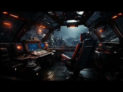 Radio Chatter &amp; Alien Planet Outpost Ambience. Sci-Fi Ambiance for Sleep, Study, Relaxation