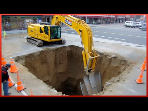 Excavator Operator With Extreme Skills Doing a Perfect Job | Cabin View by 