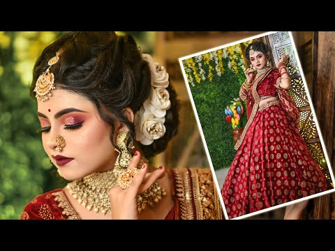 Reception Makeup look for Bride[Class Demonstration]  Bridal makeup for Reception Party