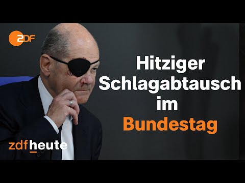 Scholz vs. Merz bei Generaldebatte im Bundestag Live