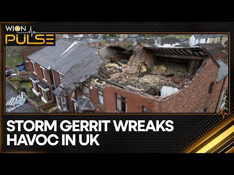 UK: At least 100 properties evacuated overnight in Greater Manchester | Storm Gerrit