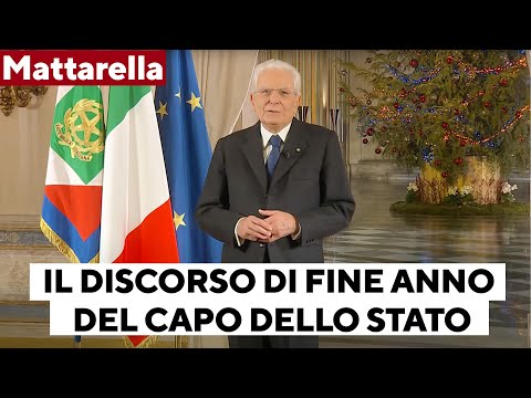 Il messaggio e gli auguri di fine anno del capo dello Stato Sergio Mattarella: il video integrale