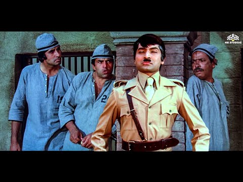 जेल में पिस्तौल.. हम है अंग्रेज़ो के ज़माने के जेलर | Nonstop comedy | अमिताभ, धर्मेंद्र | Sholay