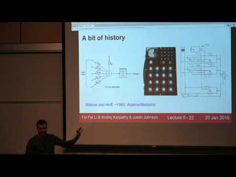 CS231n Winter 2016: Lecture 5: Neural Networks Part 2