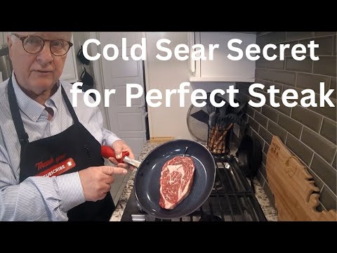 Cook a Ribeye Steak in MINUTES with a Secret Cold Sear Trick!