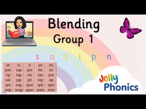 Jolly Phonics Group 1 Blending to Read ( s a t i p n)