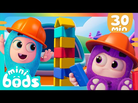 Torri di guai 🧱👷 | Cartoni Animati 📺 | Video divertenti | MINIBODS | Oddbods Italia