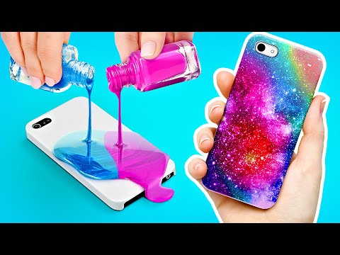 COOL PHONE DIY CASES ||  Fun And Bright Ideas For Your Phone