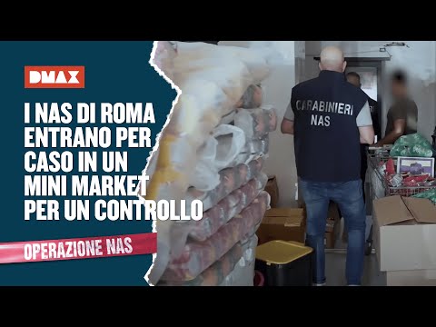 I NAS di Roma entrano per caso in un Mini Market degli orrori: tra scarafaggi cibi congelati 2 volte