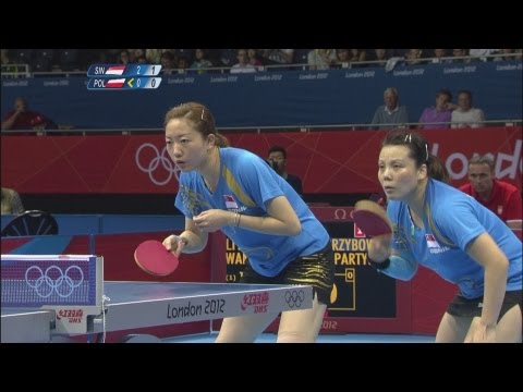 Singapore v Poland - Women's Table Tennis First Round Replay - London 2012 Olympics