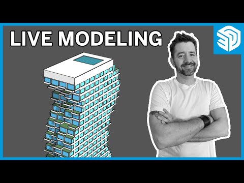 Architectural 3D Modeling Qorner Tower LIVE!