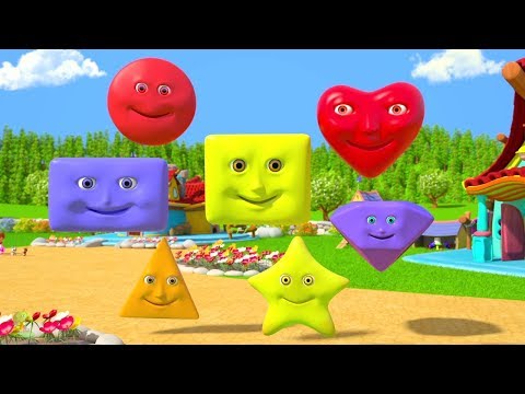 We are Shapes Song | Preschool Learning Videos &amp; Nursery Rhymes | Cartoons by Little Treehouse