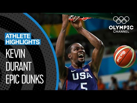 Kevin Durant 🇺🇸 Best Dunks at the Olympics | Athlete Highlights