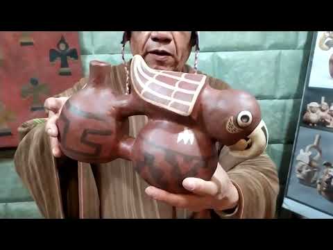 Inca whistle jar doing animal sounds