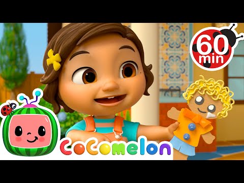 Pin Pon Es Un Mu&ntilde;eco | with Nina and JJ | Cocomelon Nursery Rhymes for Kids