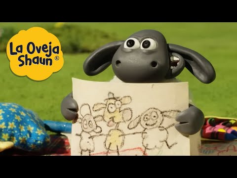 La Oveja Shaun 🐑 &iquest;Las ovejas pueden dibujar? 🐑 Dibujos animados para ni&ntilde;os