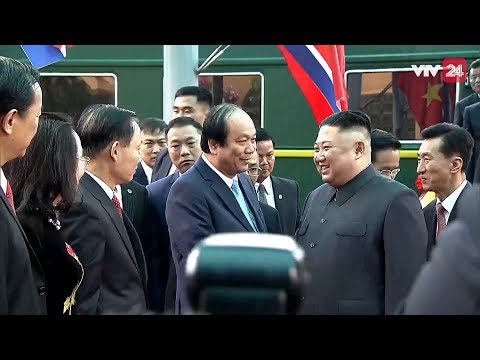 President Kim Jong Un&amp;rsquo;s train arrived in Lang Son, Vietnam | Kim - Trump Summit 2019| VTV24