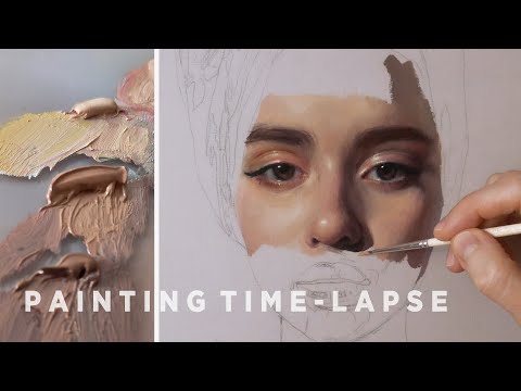 OIL PAINTING TIME-LAPSE || &ldquo;Blossom&rdquo;