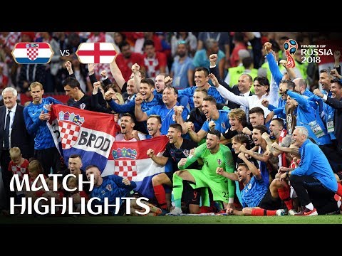 Croatia v England | 2018 FIFA World Cup | Match Highlights