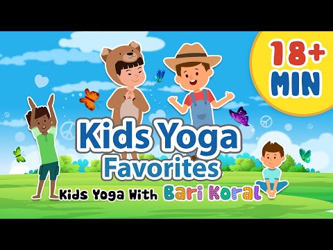 18+ min of Kids Yoga + Music faves by 