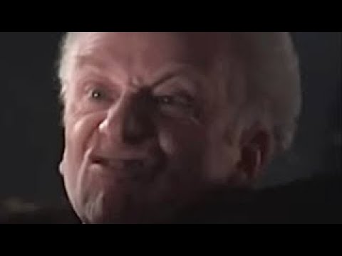 Palpatine but only his laughs and other autistic noises