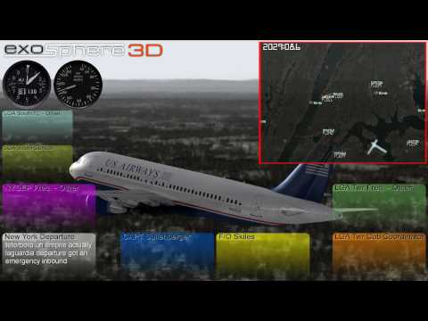 Flight 1549 Alternate Audio, Multi-Perspective Composite Animation