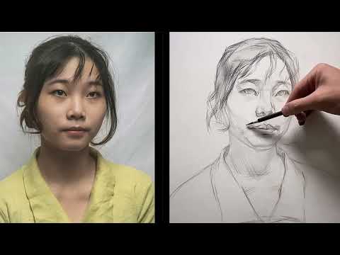 Blocking in a Portrait &ndash; How to Draw Portraits