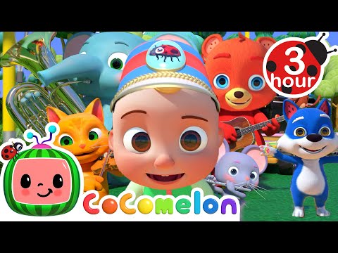 JJ &amp; Friends Musical Party | Cocomelon - Nursery Rhymes | Fun Cartoons For Kids | Moonbug Kids